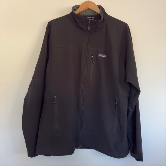 Patagonia Mens Simple Guide Softshell jacket in black Size: XXL - Picture 1 of 5